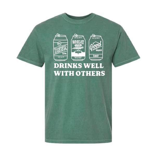 Drinks Well With Others Tee, Made In KC Exclusive