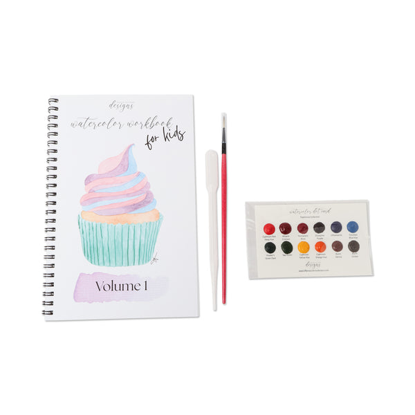 Watercolor Book for Kids, Tiffany Ascensio Designs