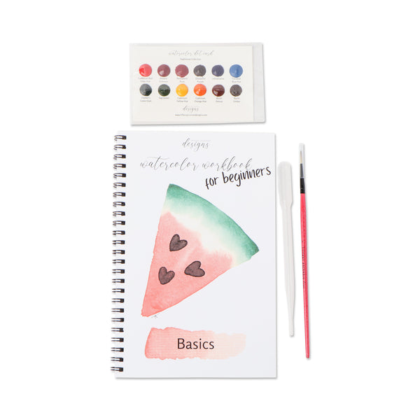 Watercolor Book for Beginners, Tiffany Ascensio Designs