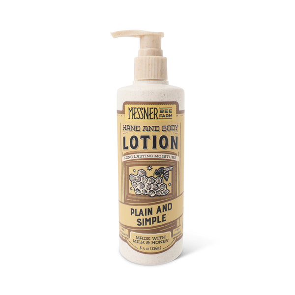 Messner Bee Farm Plain and Simple Lotion, 8 oz