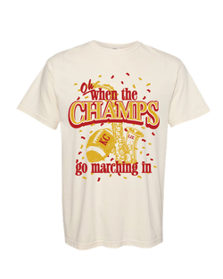 Champs Go Marching in Tee, Made In KC Exclusive