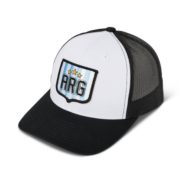 Argentina Soccer Patch Trucker Hat, KC Clothing Co