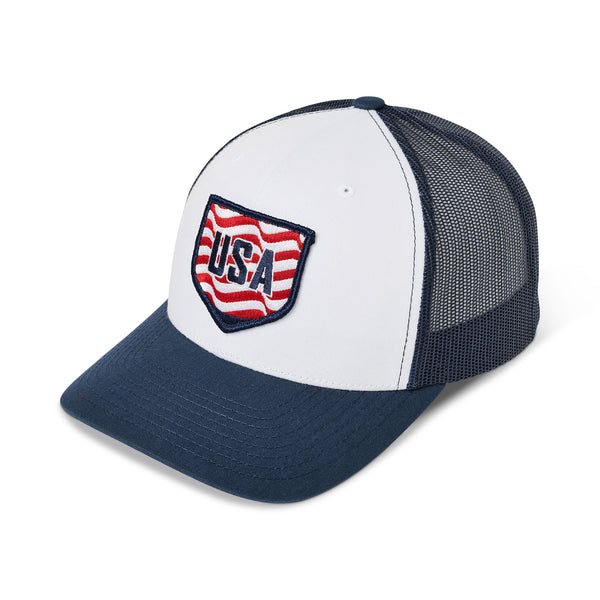 USA Soccer Patch Trucker Hat, KC Clothing Co