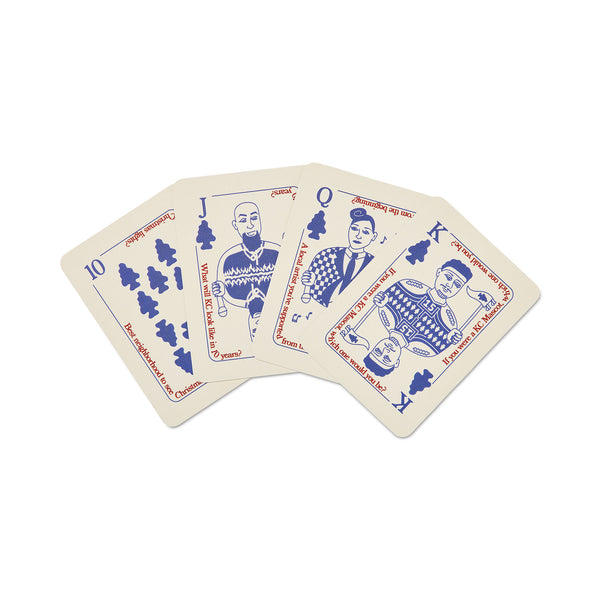 KC Playing Cards with Conversation Starters, Made In KC Exclusive