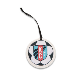 Coaster to Coaster KC Current Soccer Ball Ornament