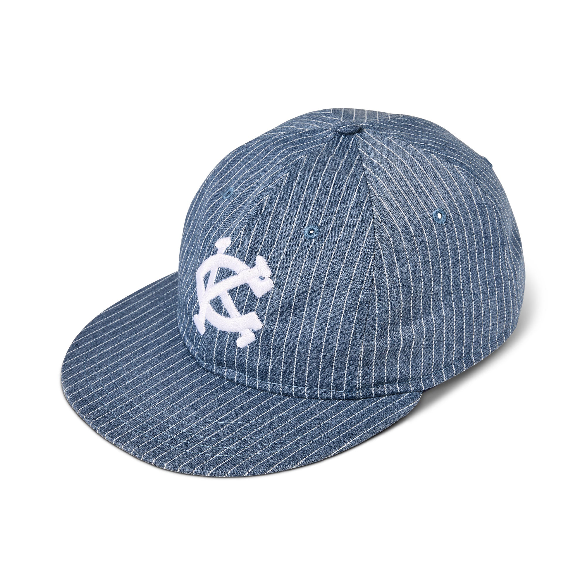 Sandlot Goods Kansas City Monarchs 1948 NLBM Pin Stripe Vintage Flatbi ...