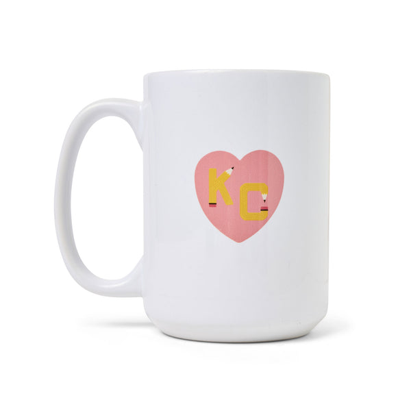 Pencil Heart KC Mug, Home KC