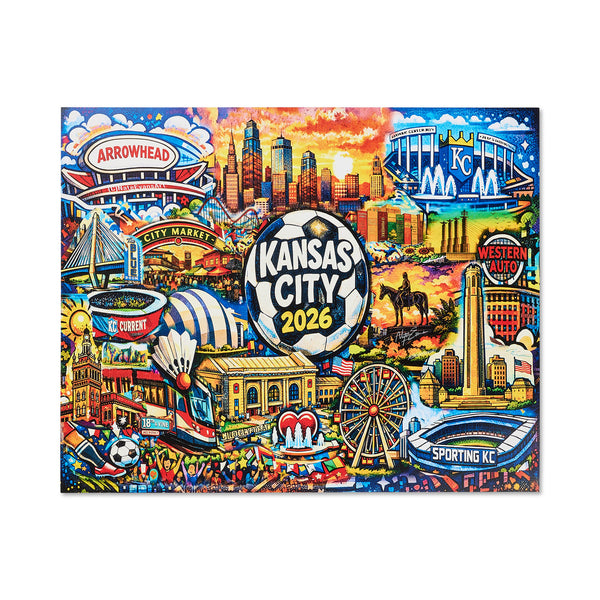 KC Cup Collage, 8" x 10" Print, Nate Evans