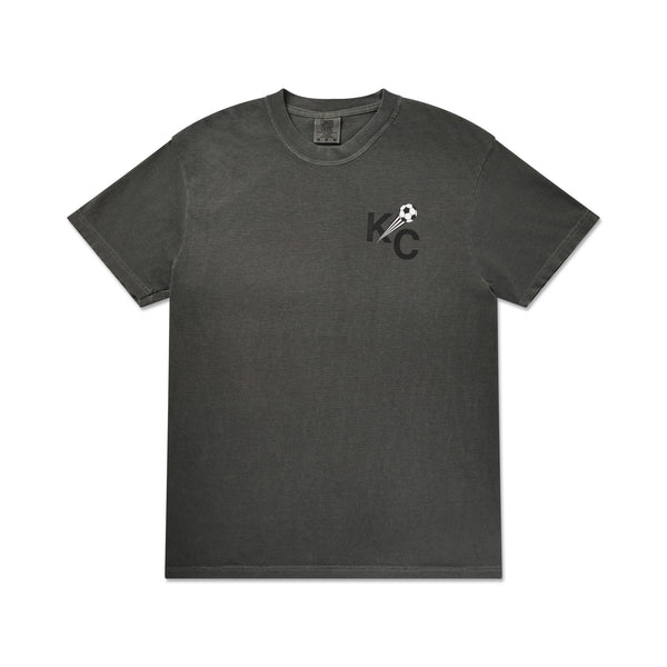 Ghana Charcoal Futbol Map Tee, Made In KC Exclusive!