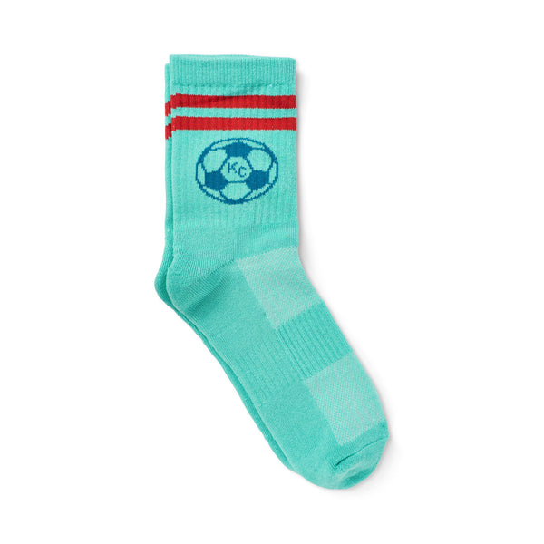 School of Sock Midi Kansas City Teal Soccer Socks