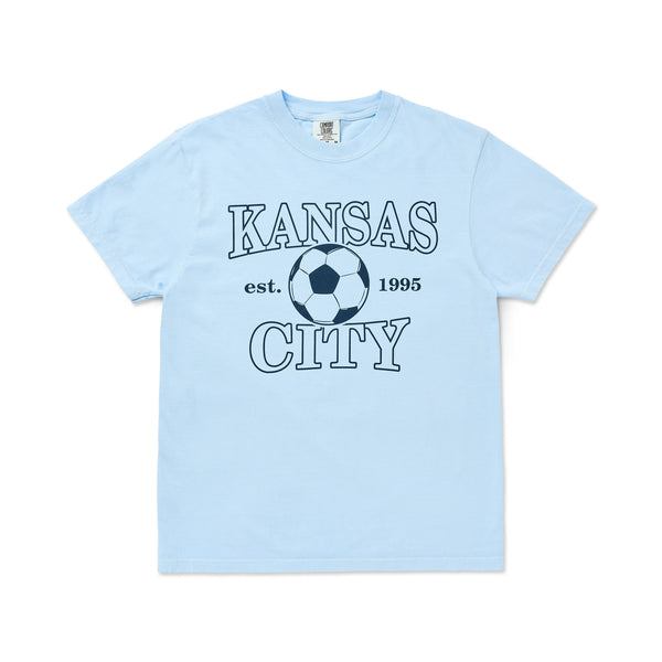 Kansas City Light Blue Soccer Tee, Jules Co