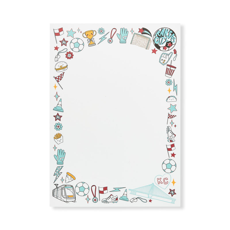 Kansas City Sports Icons Notepads, Why Begin