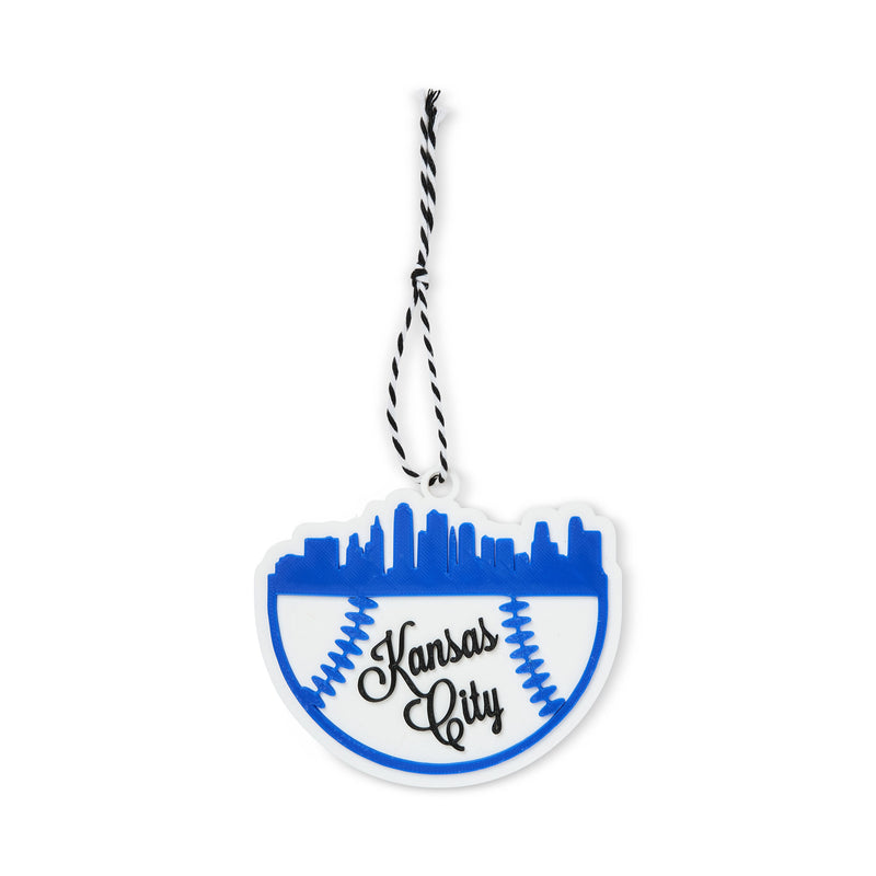 Baseball Skyline Ornament, Fountain City Woodshop