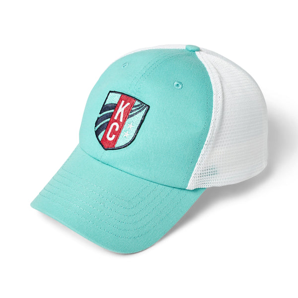 Sandlot Current Teal and White Trucker Hat