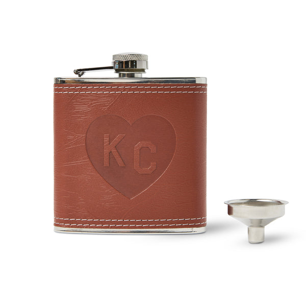 KC Labyrinth KC Heart Flask