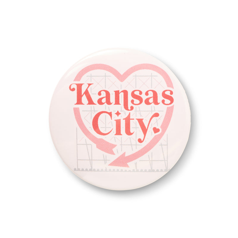 Kc Pin Top Desert Peach Kansas City Pins – Made in KC