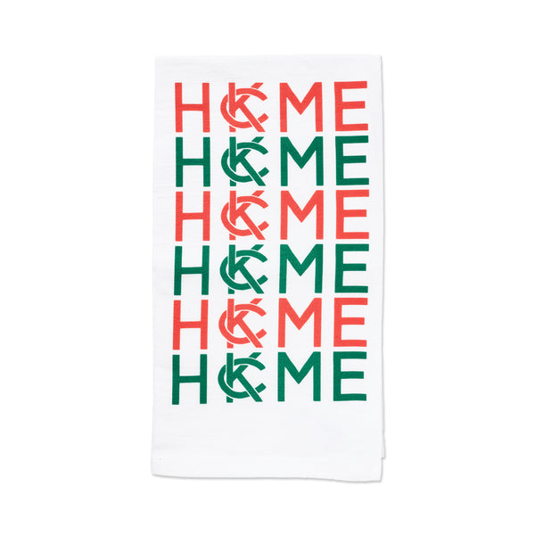 Home KC Holiday Dish Towel, Red and Green