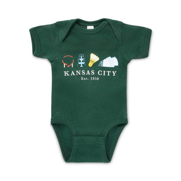 Kansas City Icons Onesie, Made In KC Exclusive!