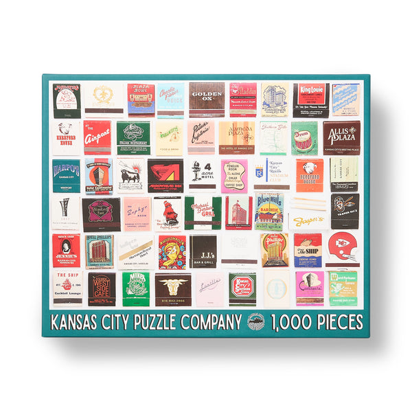 Kansas City Puzzle Co. Kansas City Vintage Matchbooks