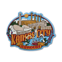 Kansas City Souvenir Magnets, Avery Postcards