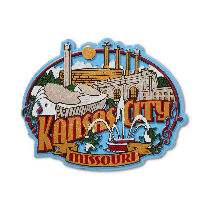 Kansas City Souvenir Magnets, Avery Postcards