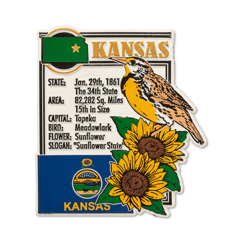 Kansas City Souvenir Magnets, Avery Postcards