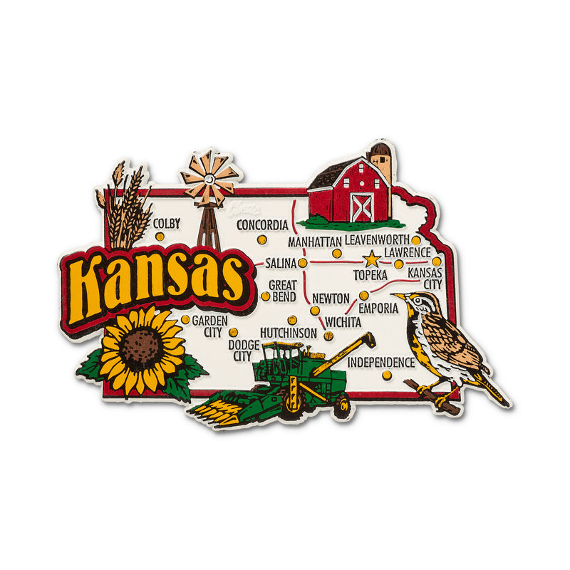 Kansas City Souvenir Magnets, Avery Postcards