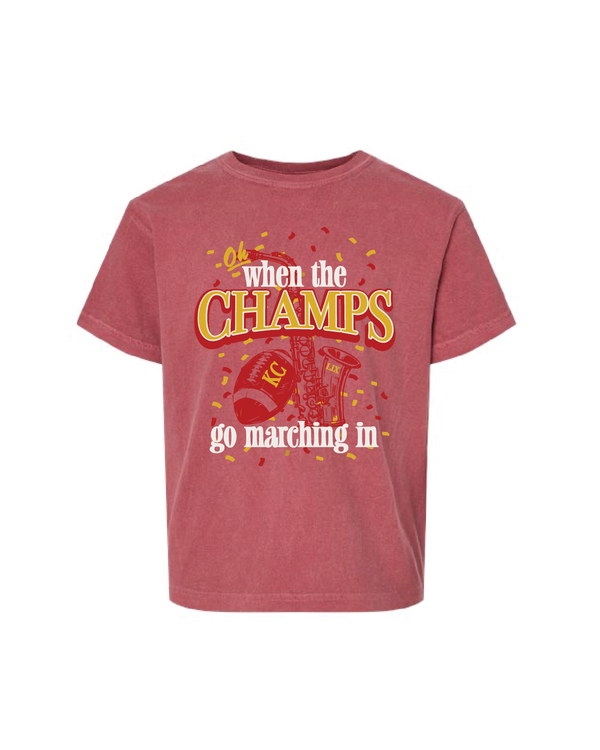 Champs Go Marching In Tee, Kid's, Made In KC Exclusive