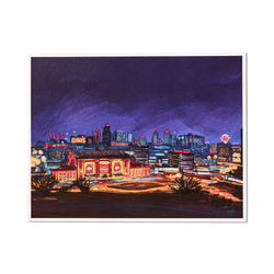 Liz Vargas Kingdom Skyline at Night