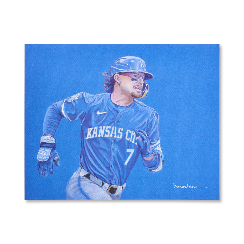 Bobby Witt Jr. Print, Beth Martens