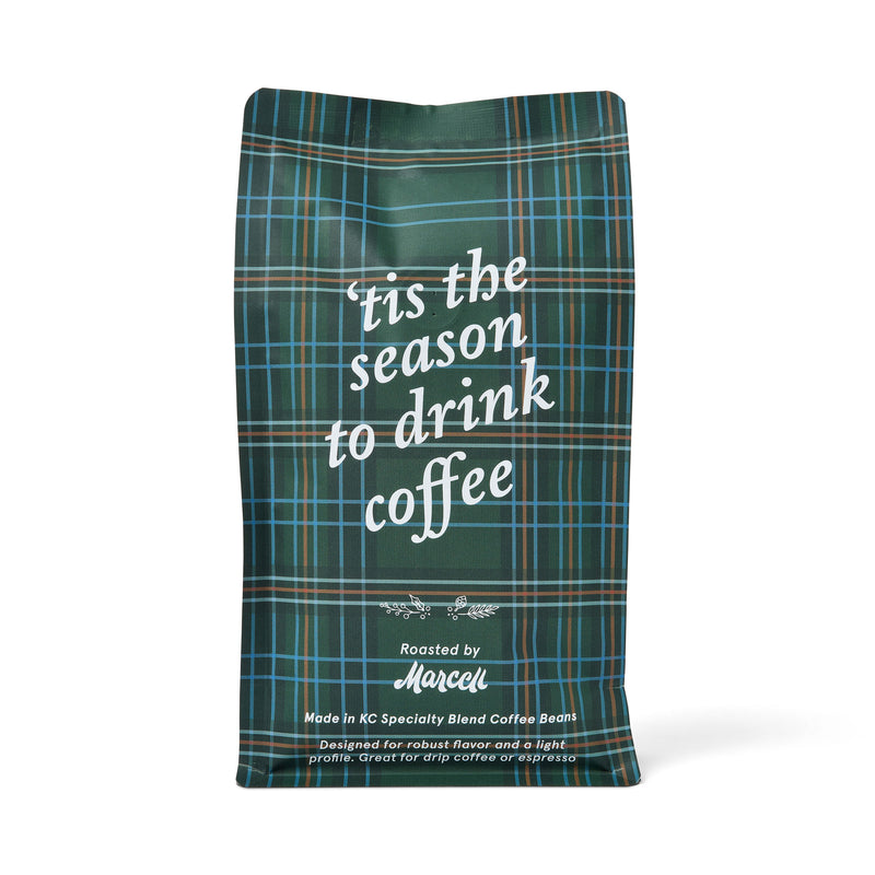 "'Tis The Season To Drink Coffee", a Made In Kansas City Exclusive Blend, 12 oz. Whole Bean Coffee