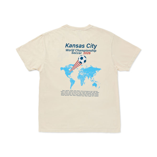 Soccer Map Tee, Back Detail, Made In KC Exclusive