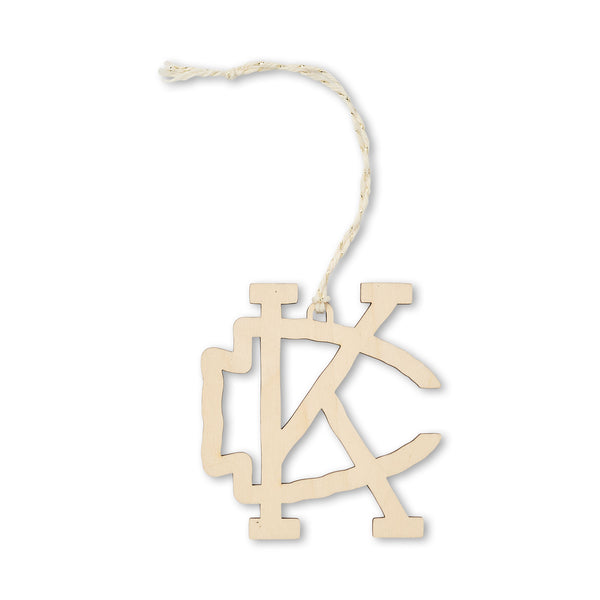 Flint & Field KC Arrowhead Woodcut Ornament