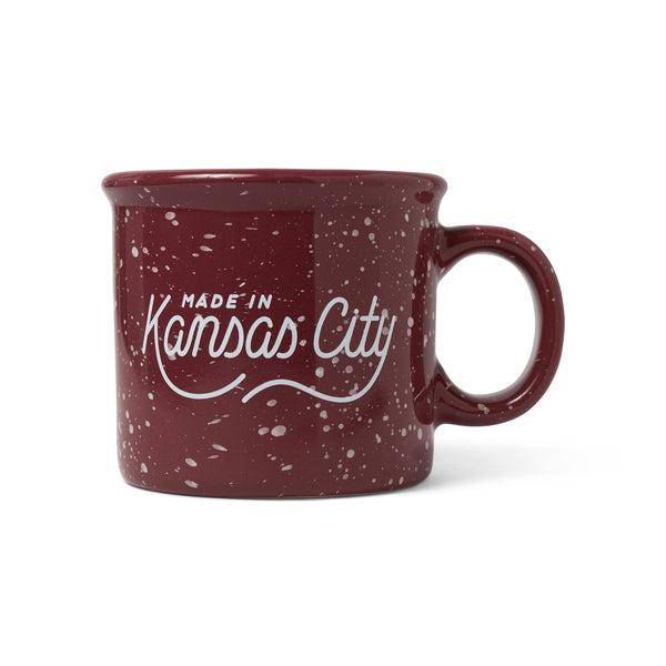 Made in Kansas City Speckled Campfire Mug