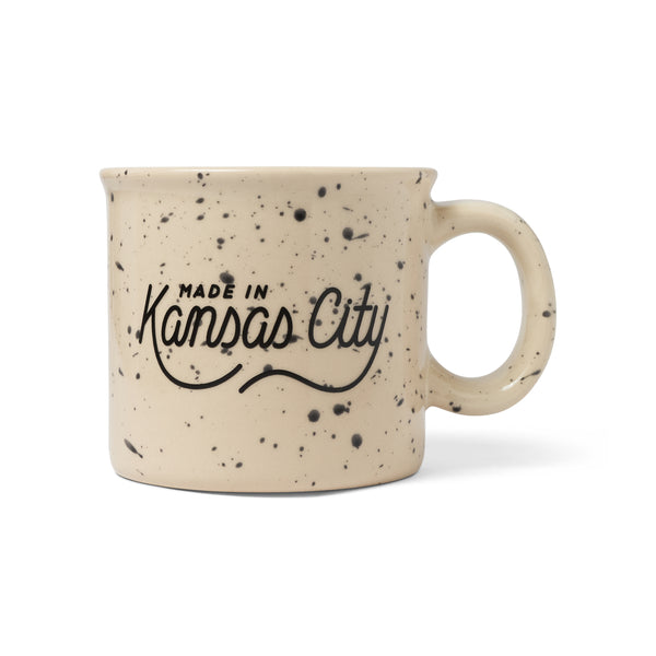 Made in Kansas City Speckled Campfire Mug