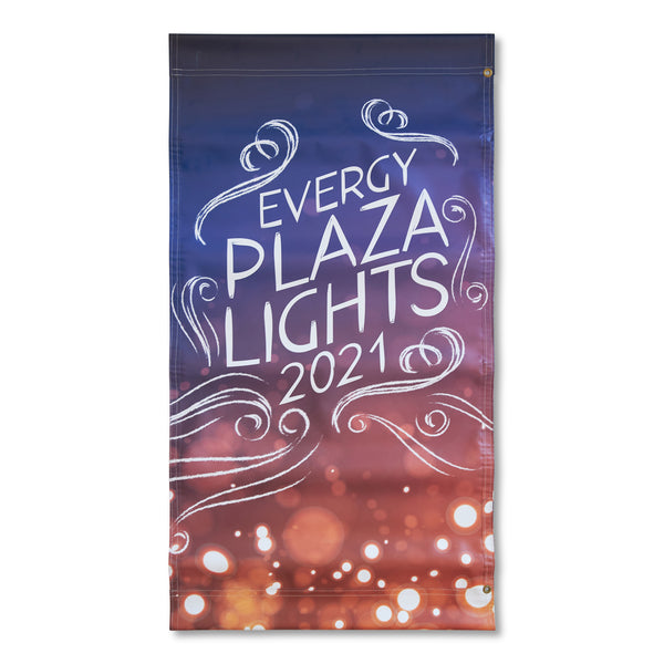 2021 Plaza Holiday Banner - Plaza Lights Yellow