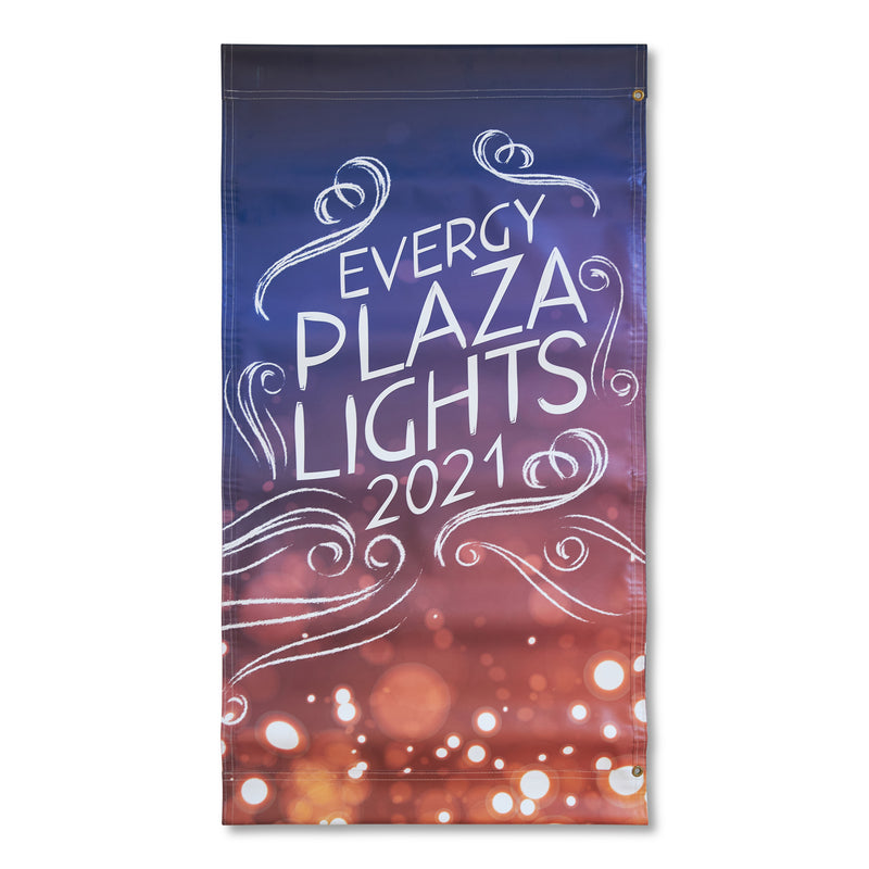 Plaza-Feiertagsbanner 2021 – Plaza Lights Gelb