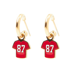 E.B. & Co. Game Day 87 Jersey Earrings