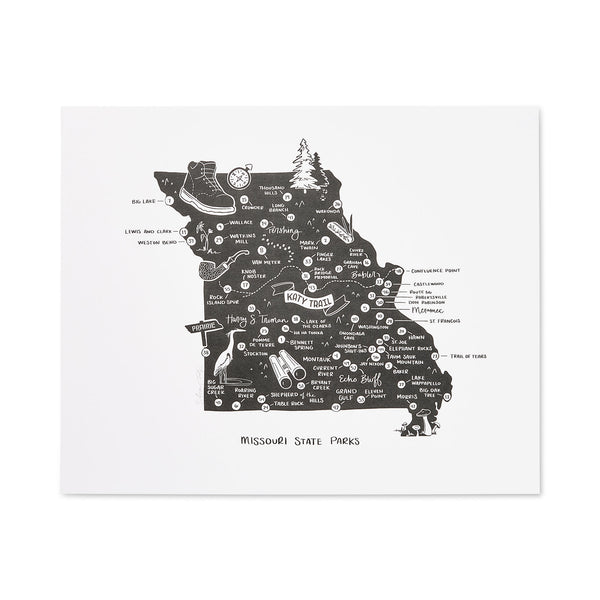 State Parks Print, Stray Folk Prints