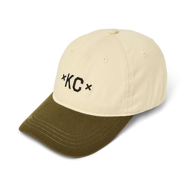 MADE MOBB KC Dad Hat - Cream/Army Green