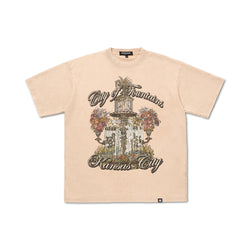 MADE MOBB City of Fountains Cream Tee