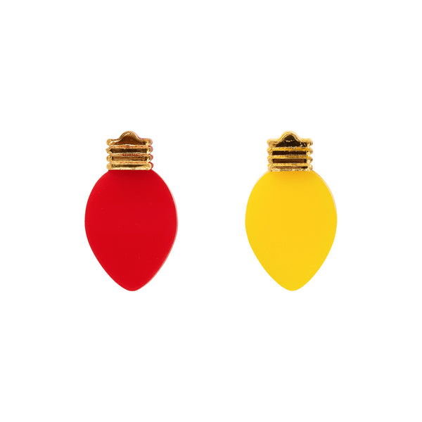 Merry Maker Light Bulb Stud Earrings