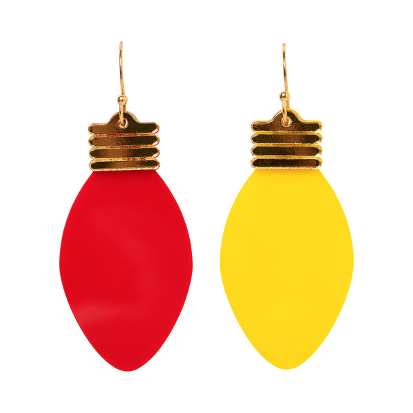 Merry Maker Light Bulb Dangle Earring