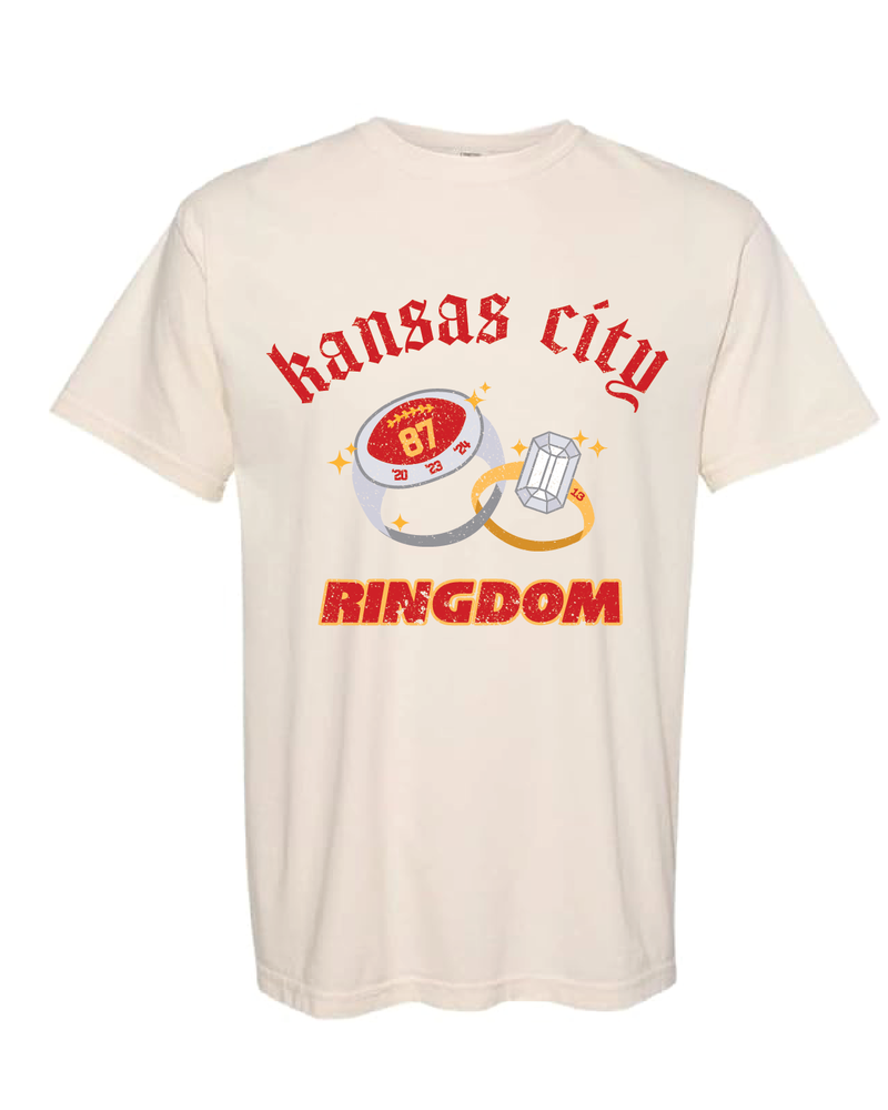 Kansas City Ringdom Tee, Ivory