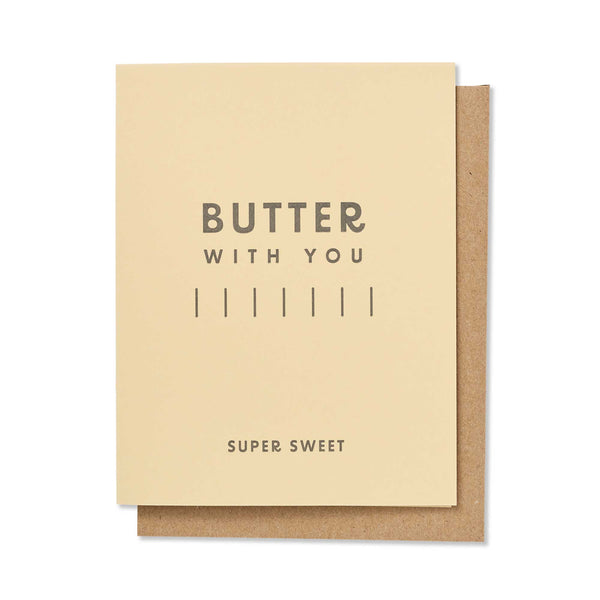Butter With You Card, Ruff House Art