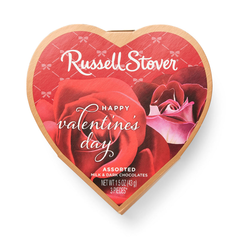 Russel Stover Valentine's Three Piece Heart Box