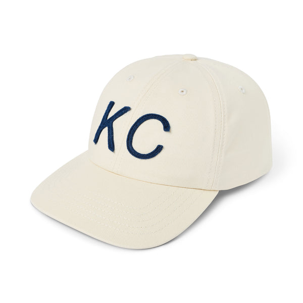 Vanilla With Navy KC Dad Hat, Sandlot Goods