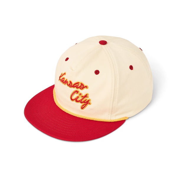 Red and Gold Kansas City Script 90's Snapback
