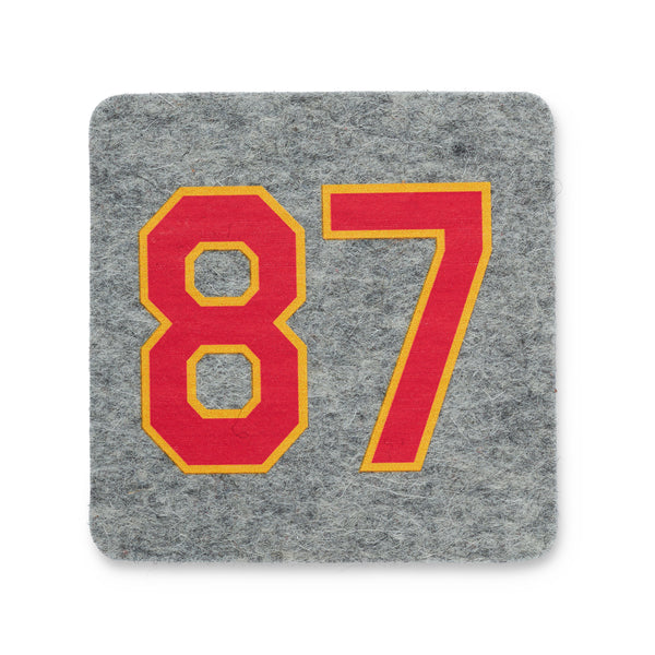 Sandlot Chiefs Wool Coaster