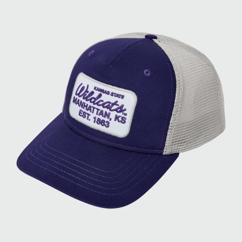 K-State Wildcats Patch Trucker Hat, Sandlot Goods